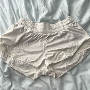lululemon athletica White Athletic Shorts